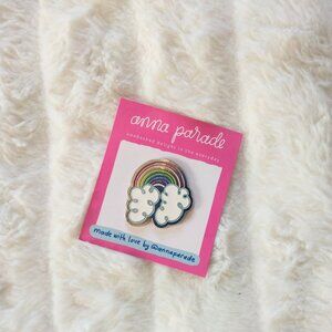 Anna Parade rainbow pride pin